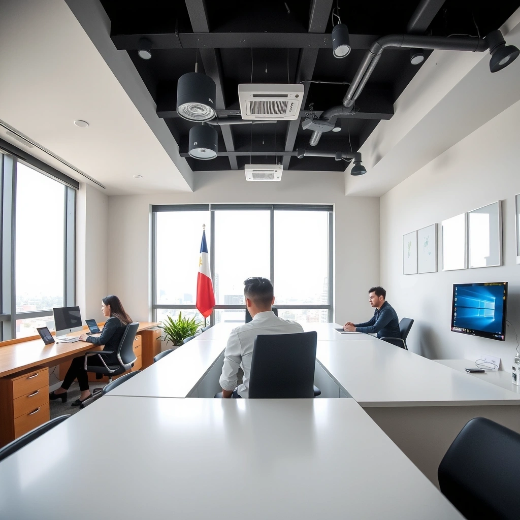 UXMint office space in Makati City showing collaborative workspace